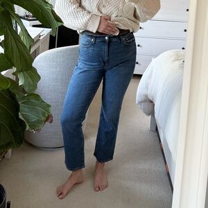 Ankle Straight Jeans